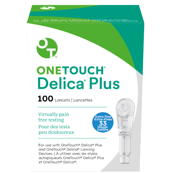 OneTouch® Delica® Plus lancing device