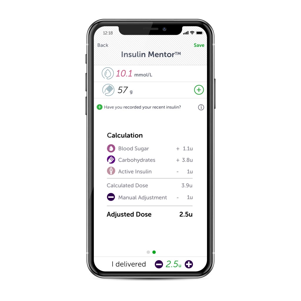 Insulin Mentor™ feature on the OneTouch Reveal® mobile app image 5
